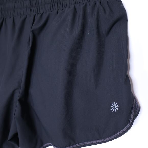 ATHLETA Tia Paisley Shorts Black Drawstring Lightweight Running Active Women's S - Picture 5 of 9